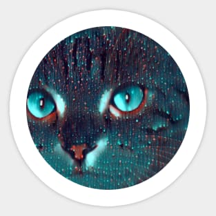 Cheerful mycat, revolution for cats Sticker